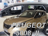Deflektory na Peugeot 5008, 5-dverová (+zadné), r.v.: 2017 -