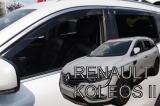 Deflektory na Renault Koleos, 5-dverová (+zadné), r.v.: 2016 -