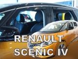 Deflektory na Renault Scenic IV, 5-dverová (+zadné), r.v.: 2017 -