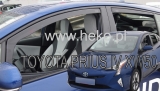 Deflektory na Toyota Prius IV, 5-dverová (+zadné), r.v.: 2016 -