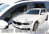 Deflektory na BMW 5 G31 Combi, 4-dverová, r.v.: 2017 - (+zadné)