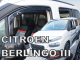 Deflektory na Citroen Berlingo III, r.v.: 2018 - (+zadné)