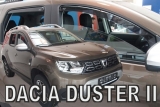 Deflektory na Dacia Duster II, 5-dverová (+zadné), r.v.: 2018 -