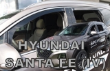 Deflektory na Hyundai Santa Fe IV, 5-dverová (+zadné), r.v.: 2018 -