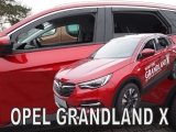 Deflektory na Opel Grandland X, 5-dverová (+zadné), r.v.: 2017 -