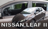 Deflektory na Nissan Leaf, 5-dverová (+zadné), r.v.: 2017 -