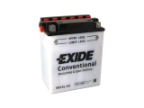 Motobatéria EXIDE BIKE Conventional 14Ah, 12V, YB14L-A2
