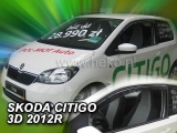 Deflektory Škoda Citigo 3-dverové 2012- (predné)