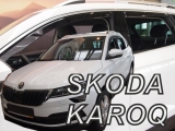 Deflektory Škoda Karoq 2017- (+zadné)