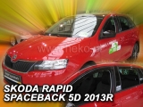 Deflektory Škoda Rapid Spaceback 2012- (+zadné)