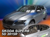 Deflektory Škoda Superb III Sedan 2015- (+zadné)
