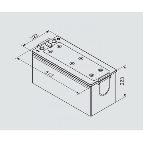 Аккумулятор грузовой Bosch T5 077 Heavy Duty Extra.