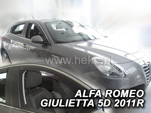 Deflektory na Alfa Romeo Giulietta od 2010 (predné)