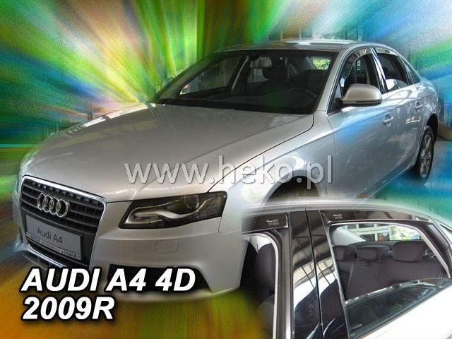Deflektory na Audi A4 B8 Sedan 2007-2015 (+zadné)