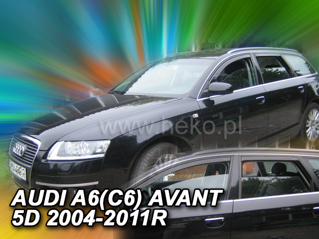 Deflektory na Audi A6 C6 Combi 2004-2011 (+zadné)
