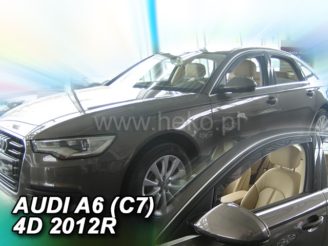 Deflektory na Audi A6 C7 2011-2018 (predné)