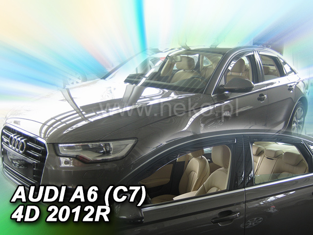 Deflektory na Audi A6 C7 Sedan 2011-2018 (+zadné)