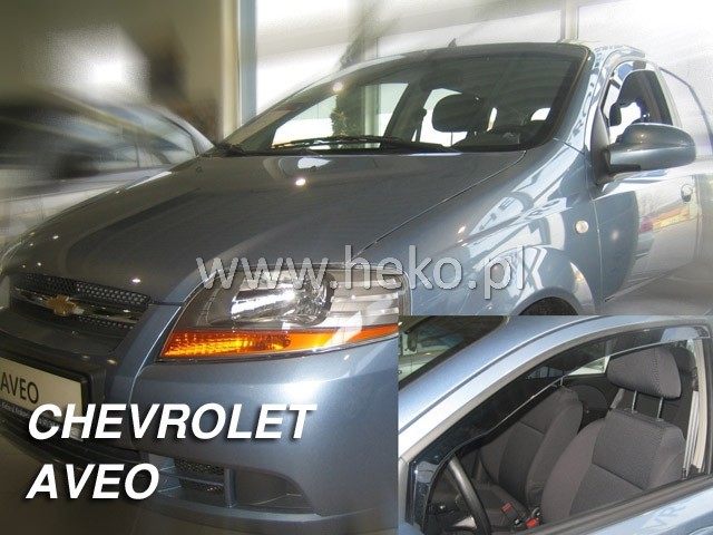 Deflektory na Chevrolet Aveo Htb 2004-2011 (predné)