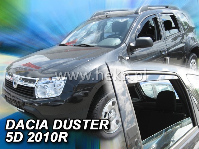 Deflektory na Dacia Duster 2010-2018 (+zadné)