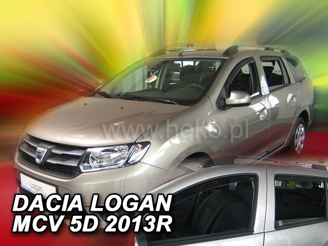 Deflektory na Dacia Logan MCV od 2013 (+zadné)