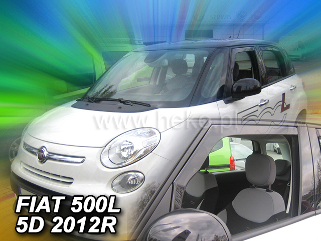 Deflektory na Fiat 500L od 2012 (predné)