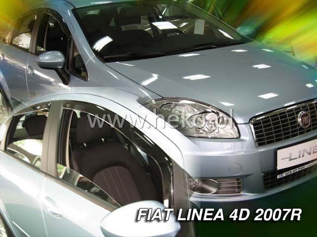 Deflektory na Fiat Linea od 2007 (predné)