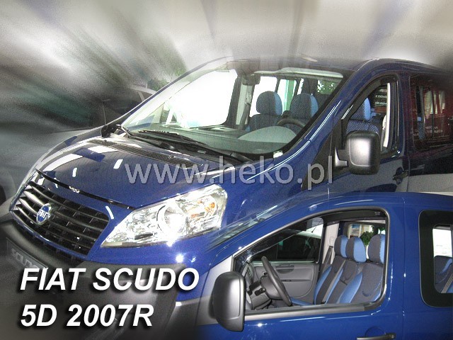Deflektory na Fiat Scudo 2007-2016 (predné)