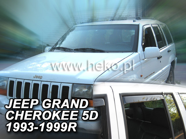 Deflektory na Jeep Grand Cherokee 1993-1999 (+zadné)