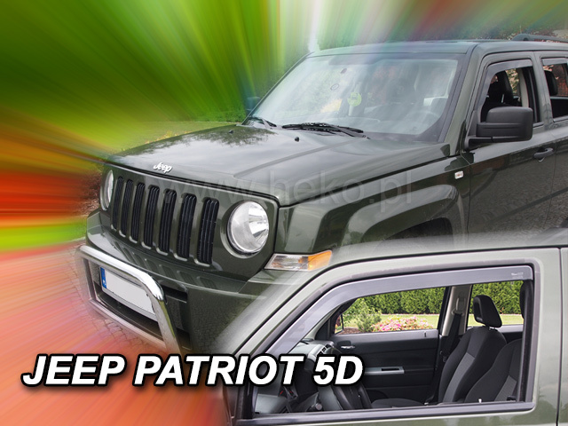 Deflektory na Jeep Patriot od 2006 (predné)