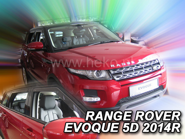Deflektory na Land Rover Range Rover Evoque 2011-2019 (+zadné)