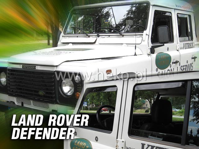 Deflektory na Land Rover Defender, 4-dverová 1989-2007 (+zadné)