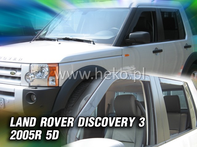 Deflektory na Land Rover Discovery 2004-2009 (predné)