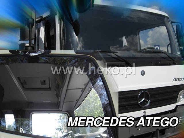 Deflektory na Mercedes Atego (predné)