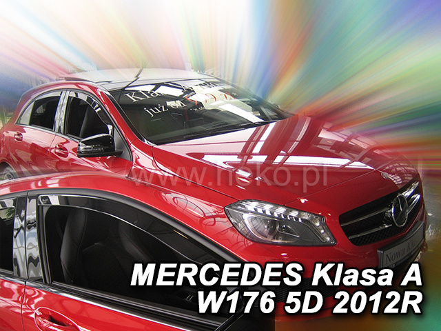 Deflektory na Mercedes Class A W176 2012-2018 (predné)