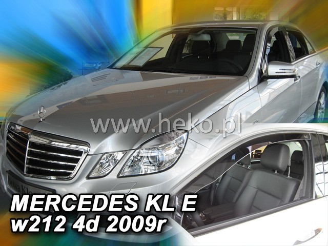 Deflektory na Mercedes Class E W212 Sedan 2009-2016 (predné)