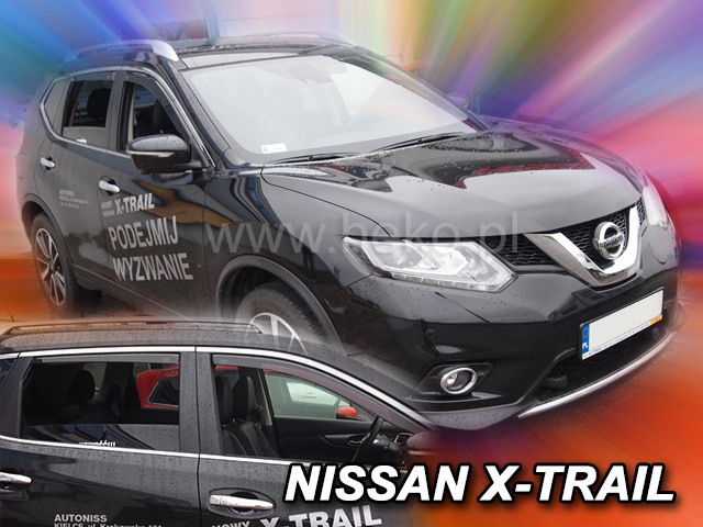Deflektory na Nissan X-Trail od 2014 (+zadné)