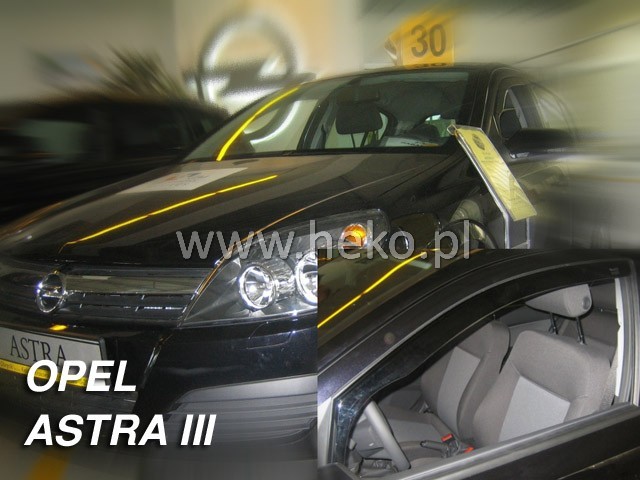Deflektory na Opel Astra H, 4/5-dverová 2004-2014 (predné)