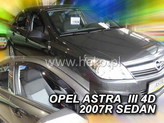 Deflektory na Opel Astra H Htb 2004-2014 (+zadné)