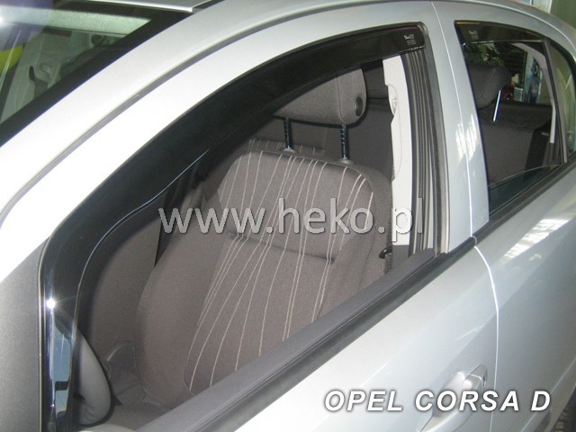 Deflektory na Opel Corsa D 2006-2014 (predné)