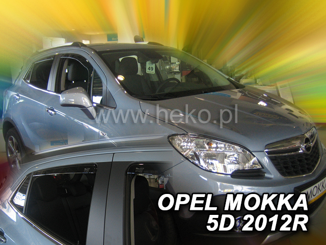 Deflektory na Opel Mokka 2012-2019 (+zadné)