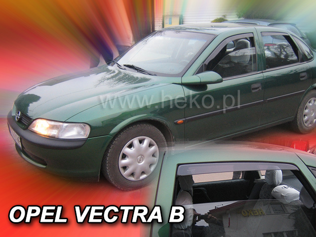 Deflektory na Opel Vectra B Sedan 1996-2002 (+zadné)