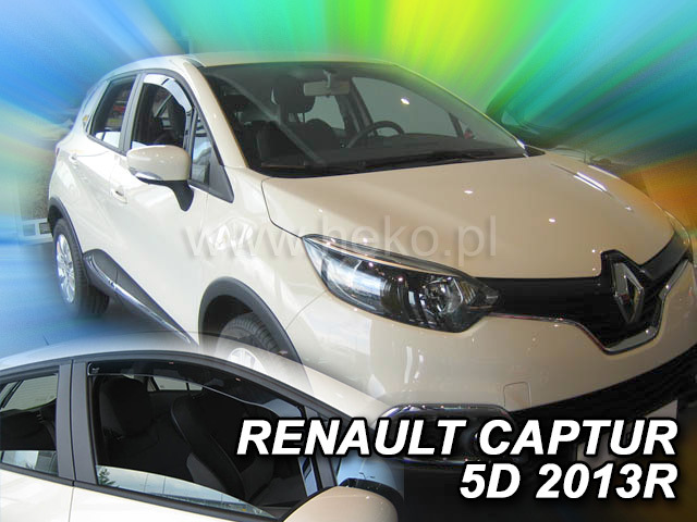 Deflektory na Renault Captur 2012-2019 (predné)