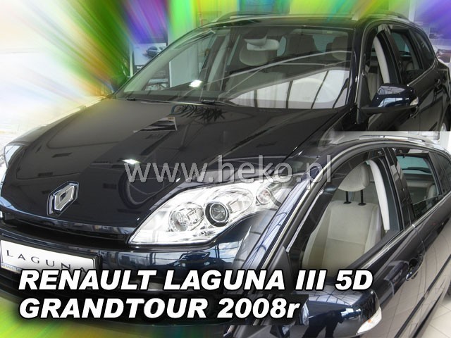 Deflektory na Renault Laguna Combi od 2007 (+zadné)