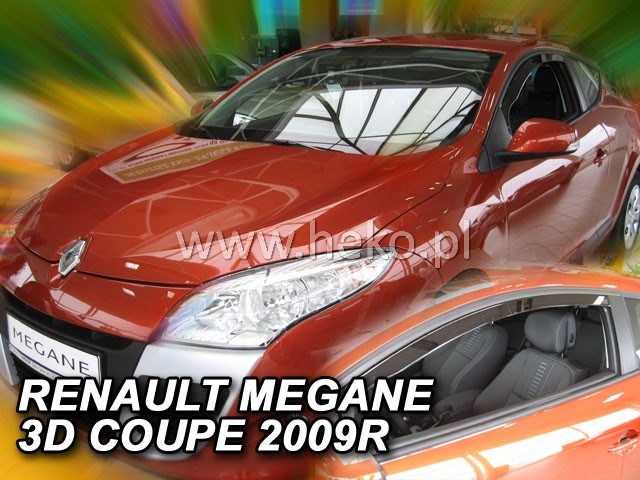 Deflektory na Renault Megane Coupe 2009-2016