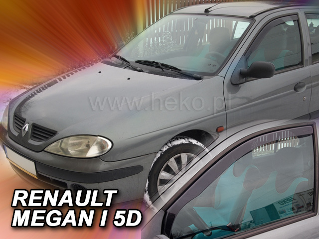 Deflektory na Renault Megane 1996-2002 (predné)
