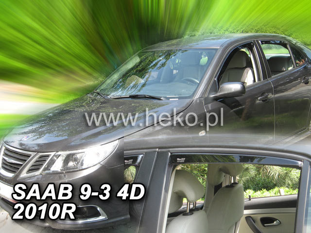 Deflektory na Saab 9-3 Sedan 2002-2012 (+zadné)