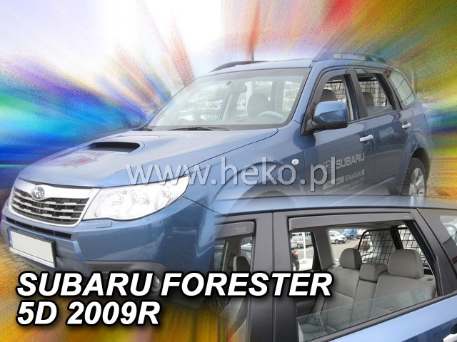 Deflektory na Subaru Forester 2008-2013 (+zadné)