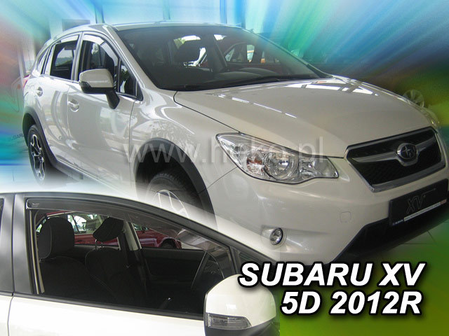 Deflektory na Subaru XV 2012-2018 (+zadné)