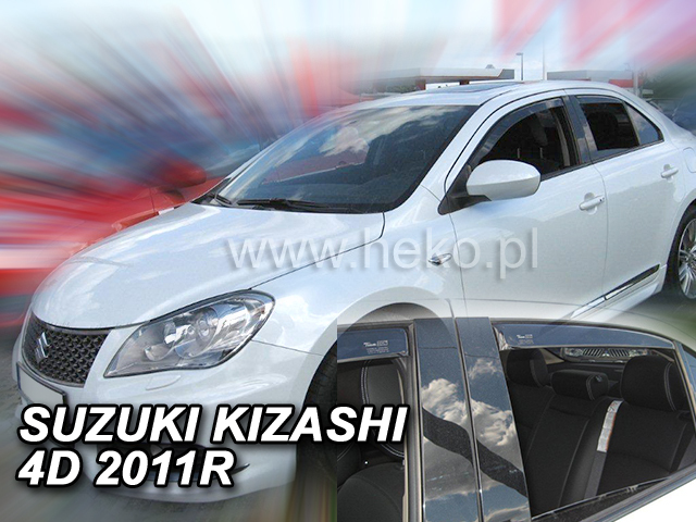 Deflektory na Suzuki Kizashi od 2010 (+zadné)