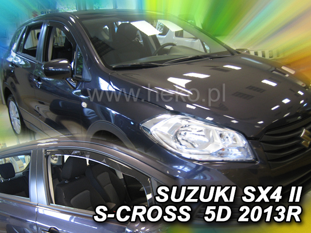 Deflektory na Suzuki SX4 S-Cross od 2013 (predné)
